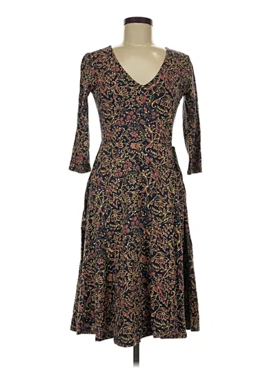 Pre-owned Peruvian Connection Casual Dress In Brown