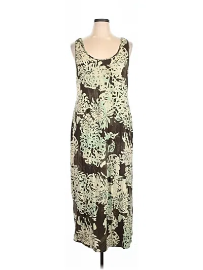 Pre-owned Peruvian Connection Casual Dress In Brown