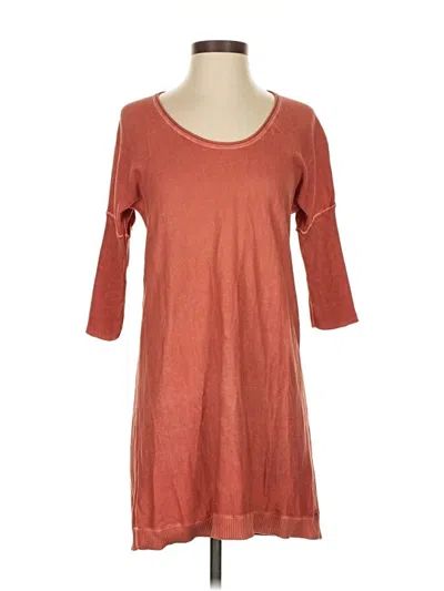 Pre-owned Peruvian Connection Casual Dress In Brown