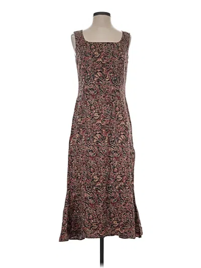 Pre-owned Peruvian Connection Casual Dress In Brown
