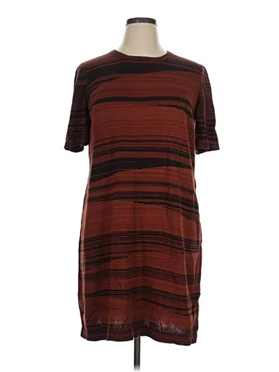 Pre-owned Peruvian Connection Casual Dress In Brown