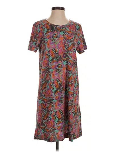 Pre-owned Peruvian Connection Casual Dress In Brown