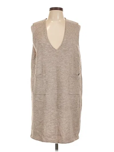 Pre-owned Peruvian Connection Casual Dress In Gray