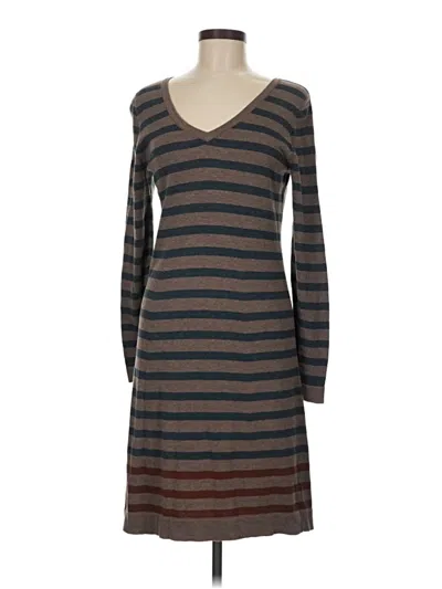 Pre-owned Peruvian Connection Casual Dress In Gray