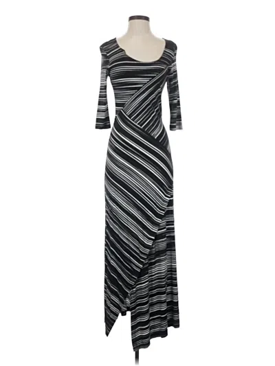 Pre-owned Peruvian Connection Casual Dress In Gray