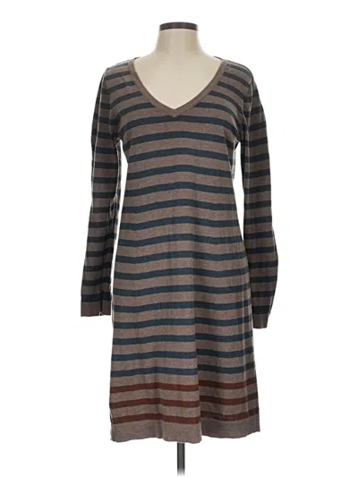 Pre-owned Peruvian Connection Casual Dress In Gray
