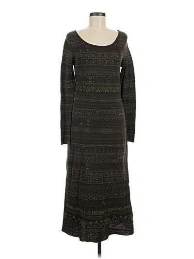 Pre-owned Peruvian Connection Casual Dress In Gray