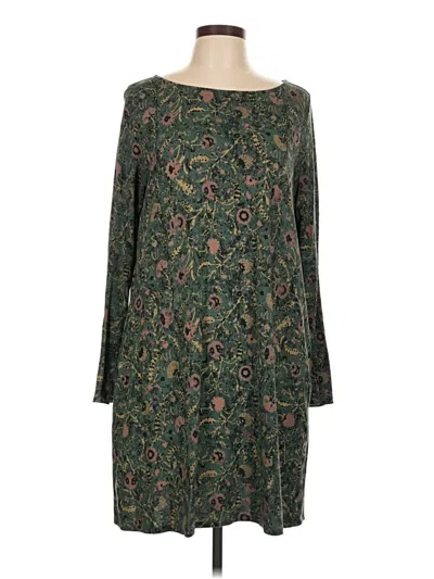 Pre-owned Peruvian Connection Casual Dress In Green