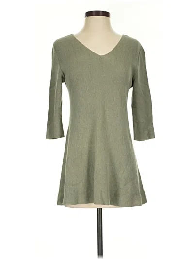 Pre-owned Peruvian Connection Casual Dress In Green