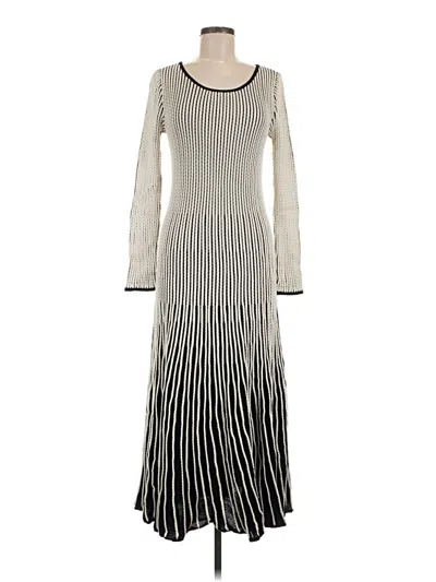 Pre-owned Peruvian Connection Casual Dress In Silver