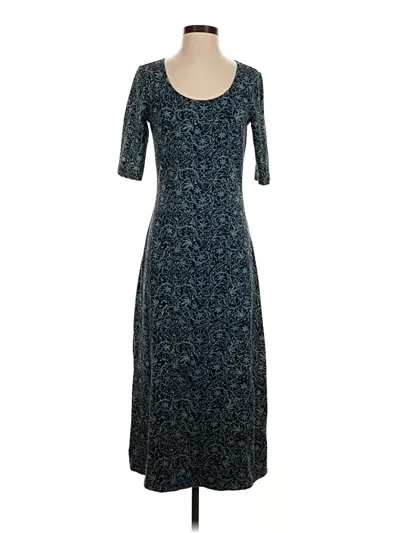 Pre-owned Peruvian Connection Casual Dress In Teal