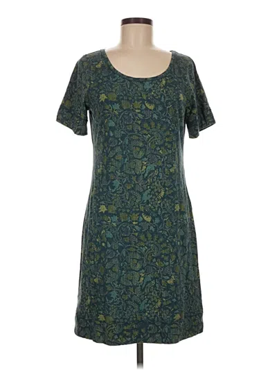 Pre-owned Peruvian Connection Casual Dress In Teal
