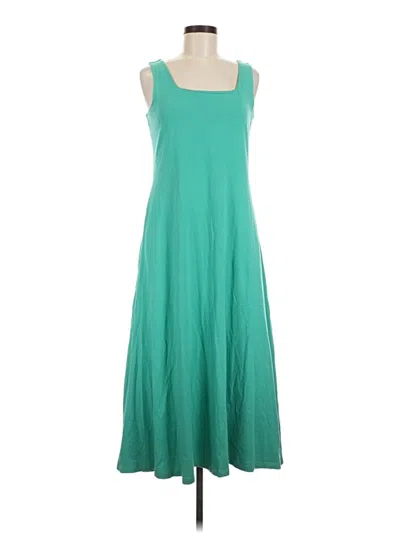 Pre-owned Peruvian Connection Casual Dress In Teal