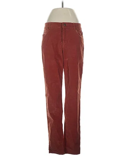 Pre-owned Peruvian Connection Casual Pants In Burgundy