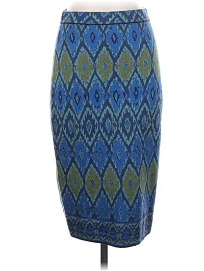 Pre-owned Peruvian Connection Casual Skirt In Blue