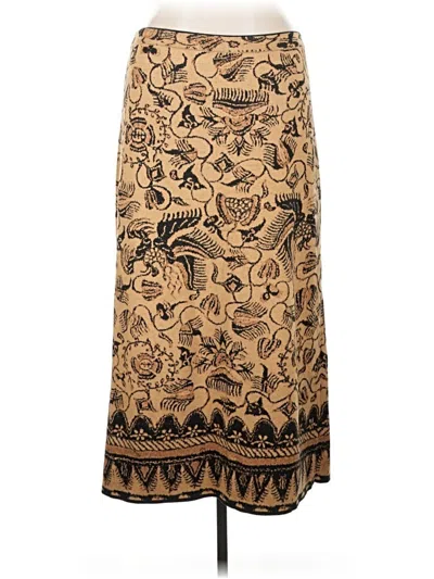 Pre-owned Peruvian Connection Casual Skirt In Brown