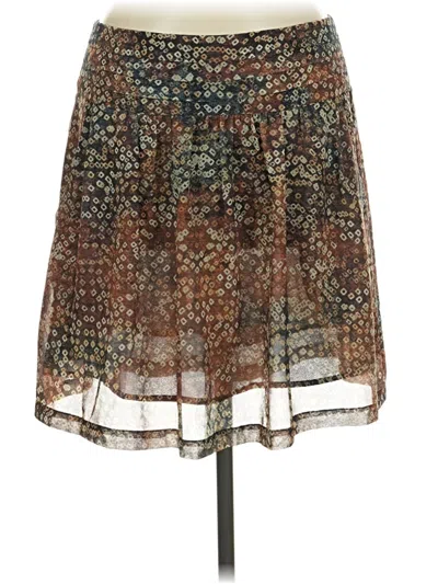 Pre-owned Peruvian Connection Casual Skirt In Brown