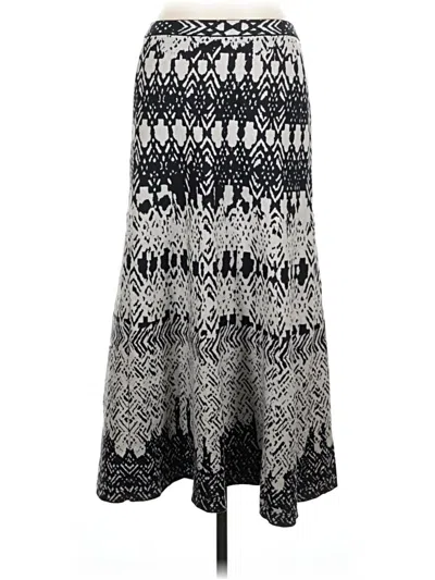 Pre-owned Peruvian Connection Casual Skirt In Silver