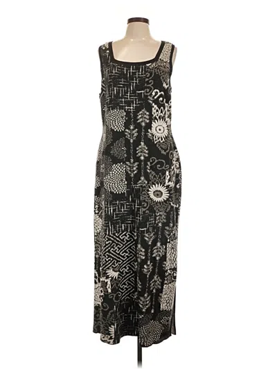 Pre-owned Peruvian Connection Cocktail Dress In Black