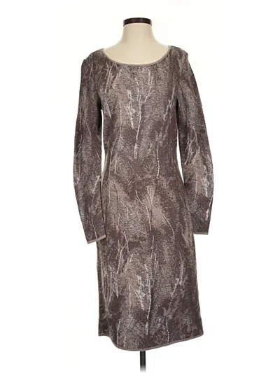 Pre-owned Peruvian Connection Cocktail Dress In Brown