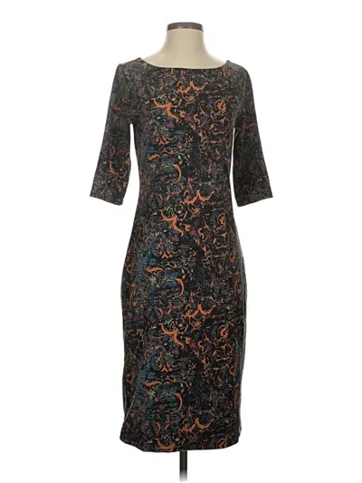 Pre-owned Peruvian Connection Cocktail Dress In Gray