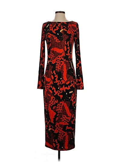 Pre-owned Peruvian Connection Cocktail Dress In Red