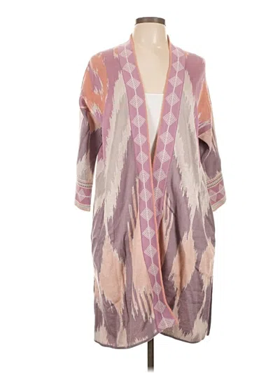 Pre-owned Peruvian Connection Kimono In Pink