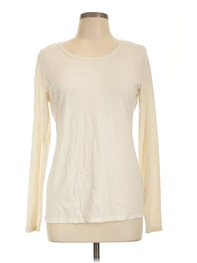Pre-owned Peruvian Connection Long Sleeve T-shirt In Ivory