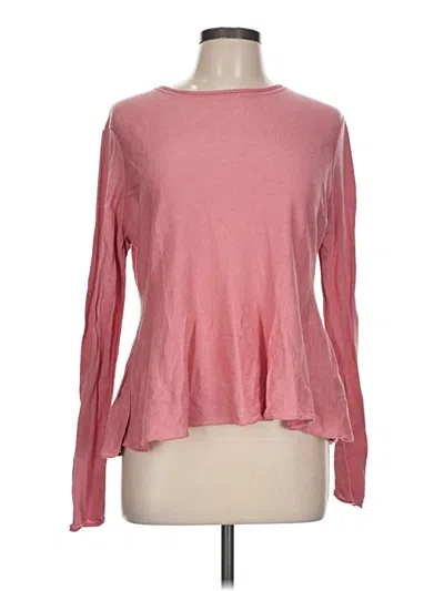 Pre-owned Peruvian Connection Long Sleeve T-shirt In Pink