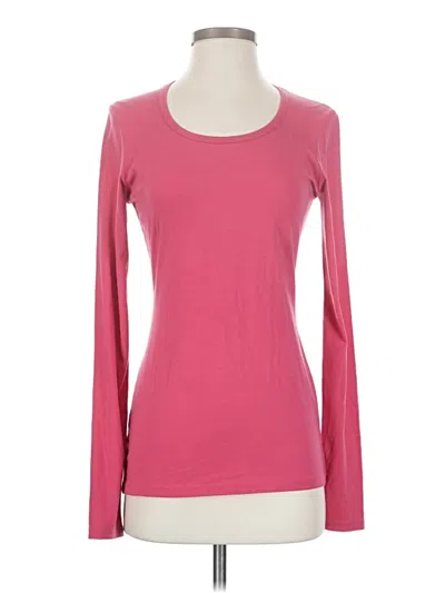 Pre-owned Peruvian Connection Long Sleeve T-shirt In Pink