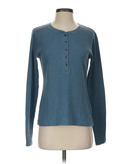 Pre-owned Peruvian Connection Pullover Sweater In Blue