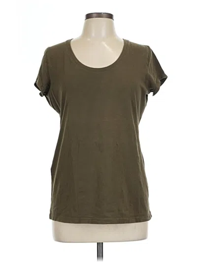 Pre-owned Peruvian Connection Short Sleeve T-shirt In Brown