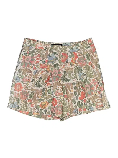 Pre-owned Peruvian Connection Shorts In Gold