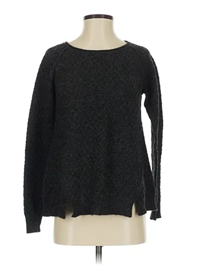 Peruvian Connection Wool Pullover Sweater In Black