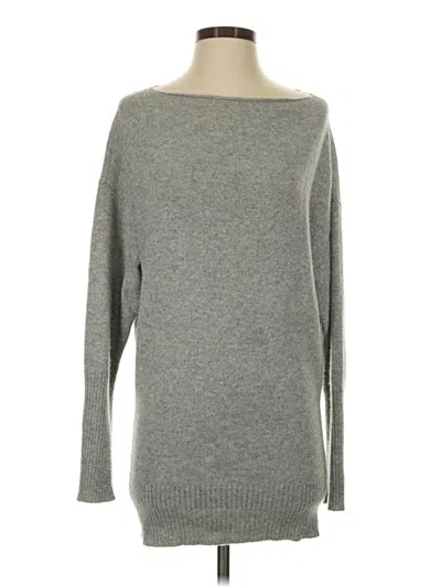 Pre-owned Peruvian Connection Wool Pullover Sweater In Gray
