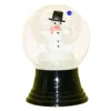 Perz Y Snowglobe - Medium Snowman With Balloon - 5"h X 3"w X 3"d