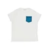 Pesciolino Rosso Chest Pocket T-shirt Kids In White