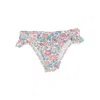 Pesciolino Rosso Floral Lycra Beachwear Bottom Kids In Multicolor