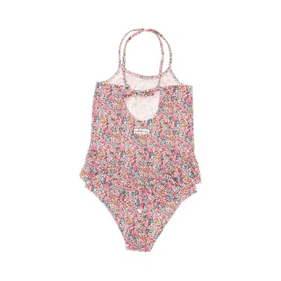 Pesciolino Rosso Liberty Lycra Swimsuit Kids In Multi