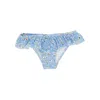 Pesciolino Rosso Printed Lycra Beachwear Bottom Kids In Blue