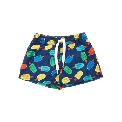 Pesciolino Rosso Printed Swimshort Kids In Multi