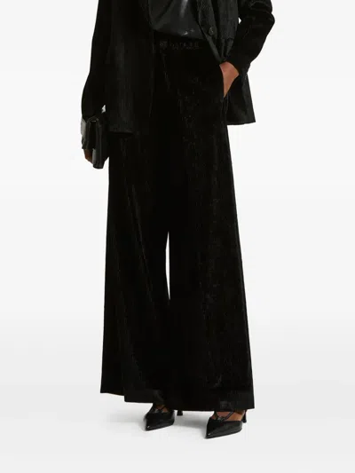 Peserico 400-line Corduroy Trousers In Black