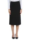 Peserico A-line Midi Skirt In Black
