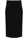 Peserico A-line Midi Skirt In Black