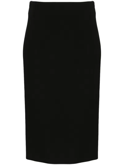Peserico A-line Midi Skirt In Grey