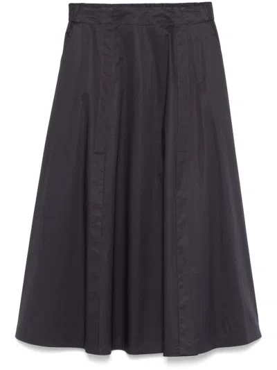 Peserico A-line Midi Skirt In Blue