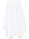 Peserico A-line Midi Skirt In White