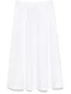 Peserico A-line Midi Skirt In White