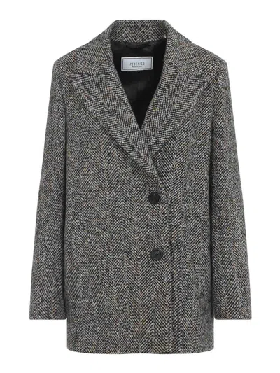 PESERICO BROWN SHORT COAT