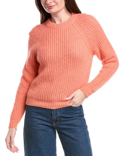 Peserico Alpaca & Wool-blend Sweater In Orange